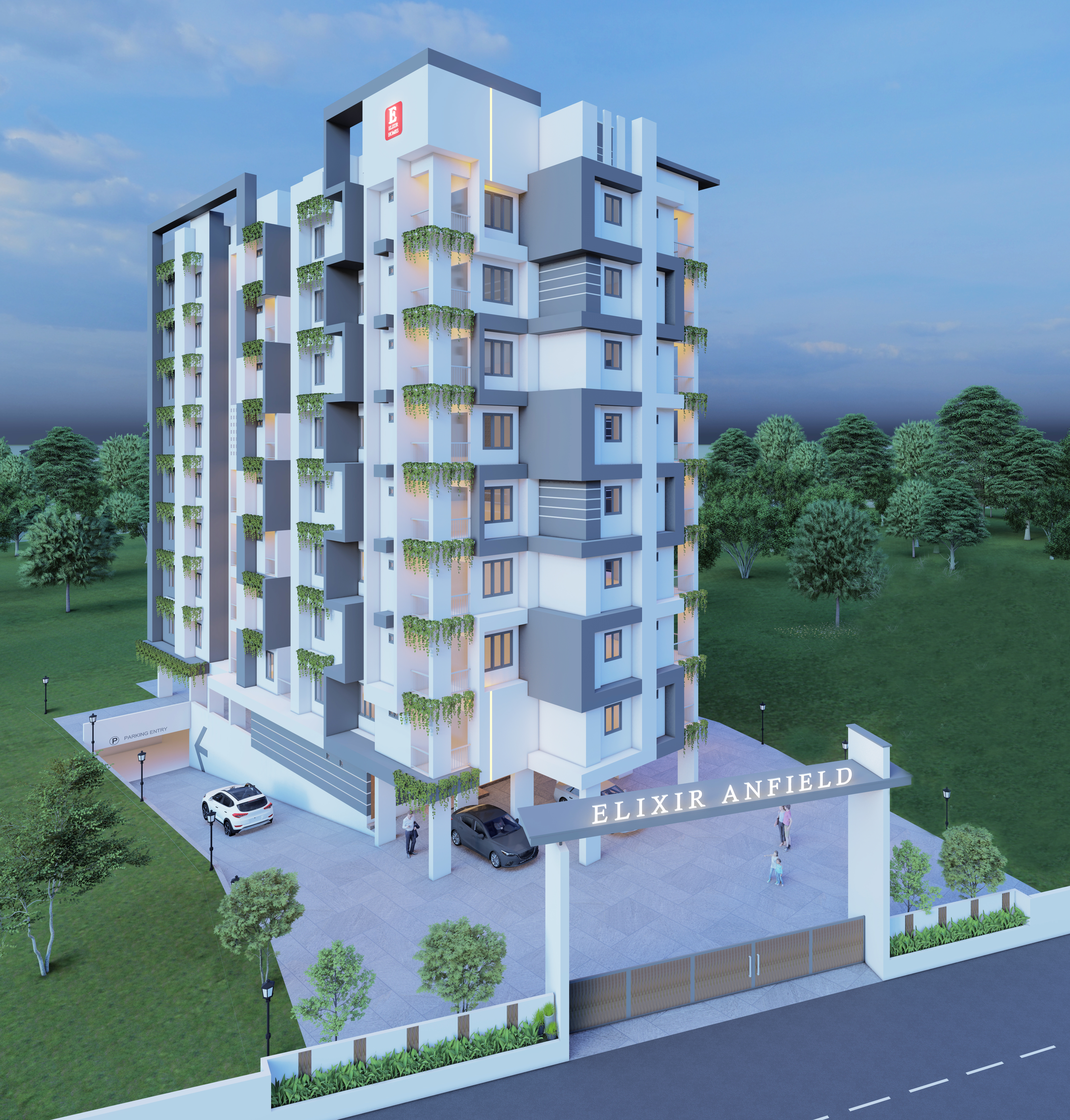 Elixir Anfield apartment project